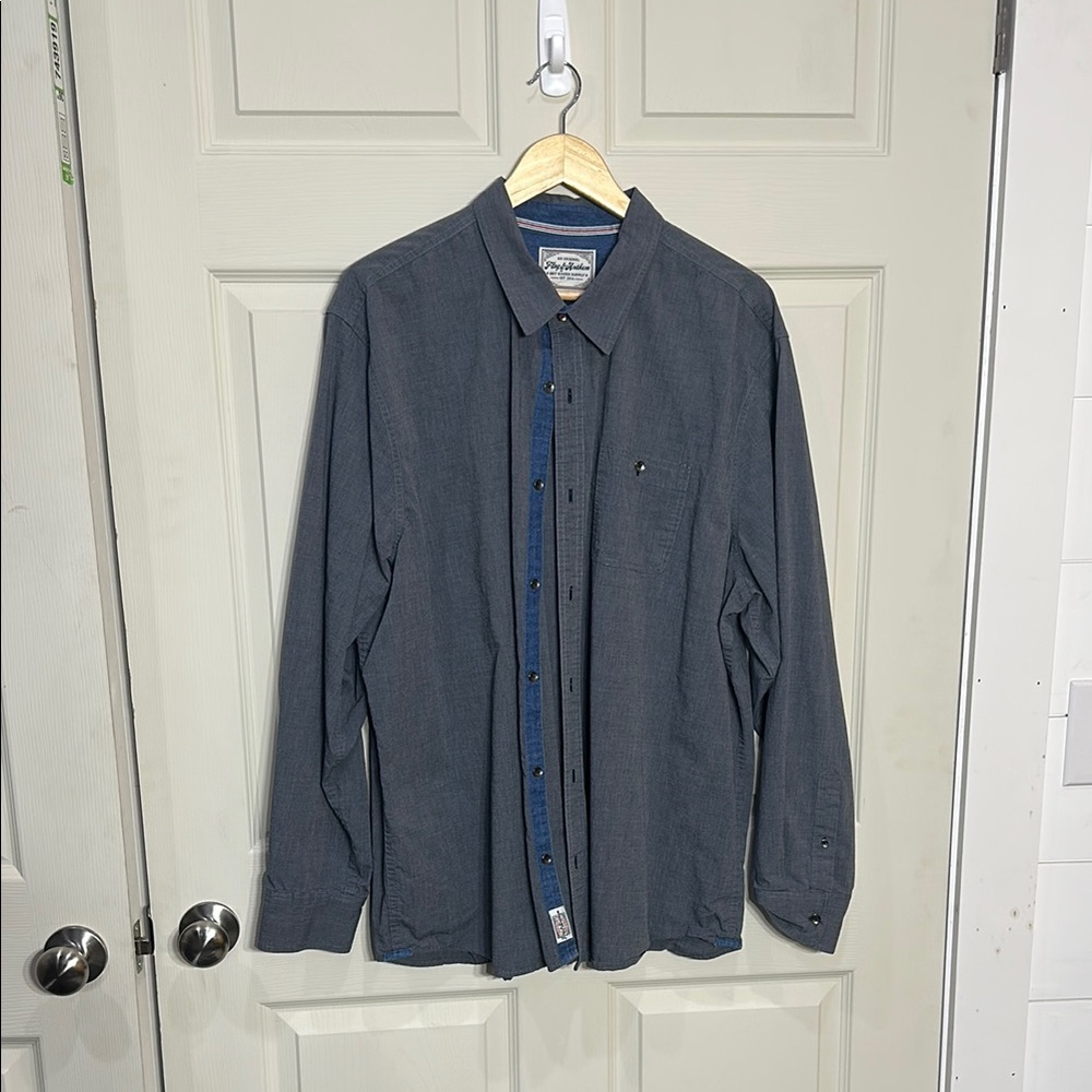 Men's Charcoal Long Sleeve Shirt